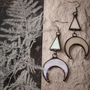 Crescent Moon Earrings - different color