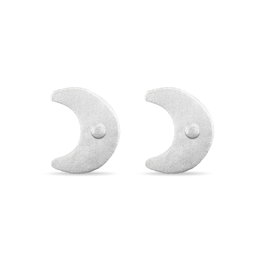 Crescent Moon Stud Earrings