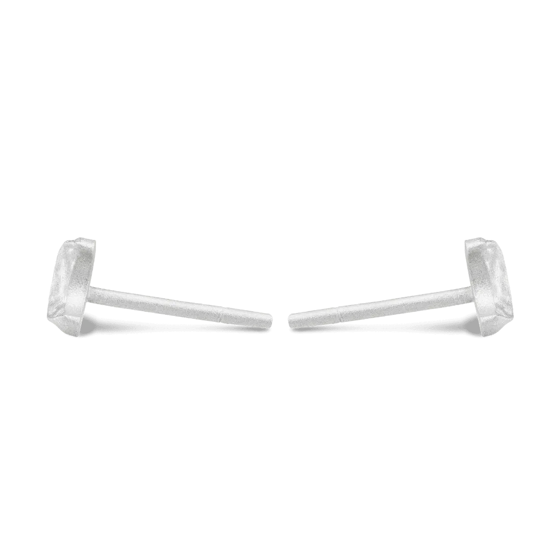 Crescent Moon Stud Earrings