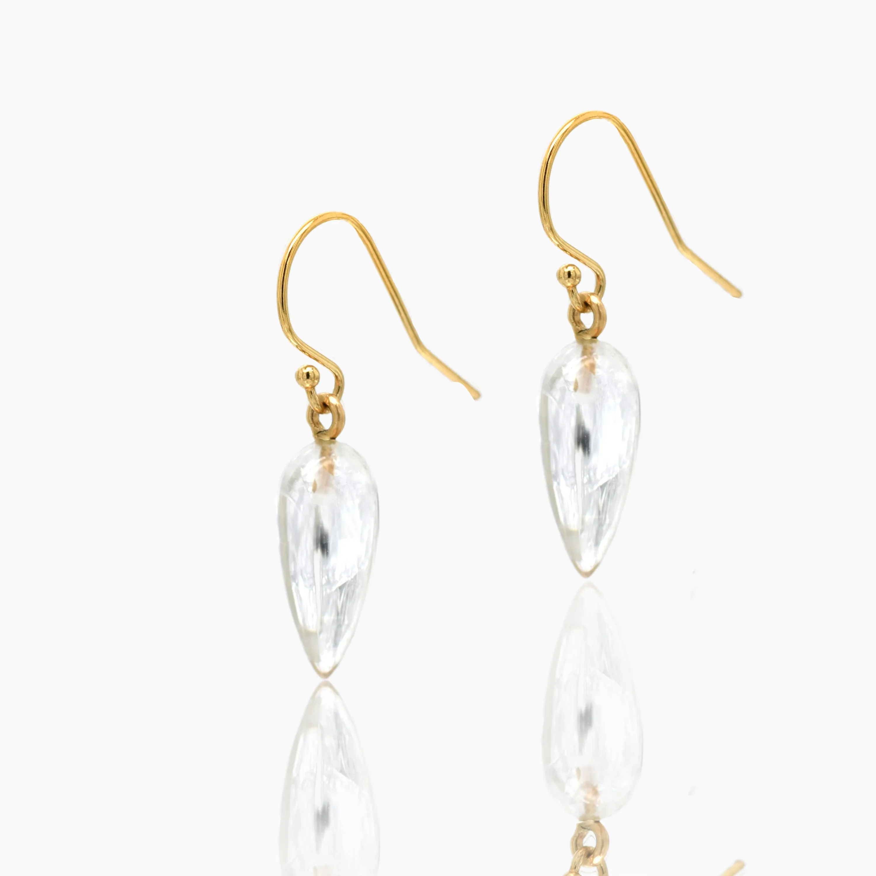 Crystal 18K Drop Earrings