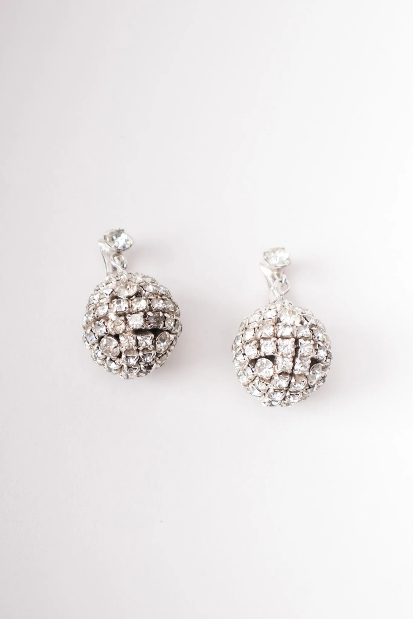 Crystal Disco Ball Earrings & Bracelet Set