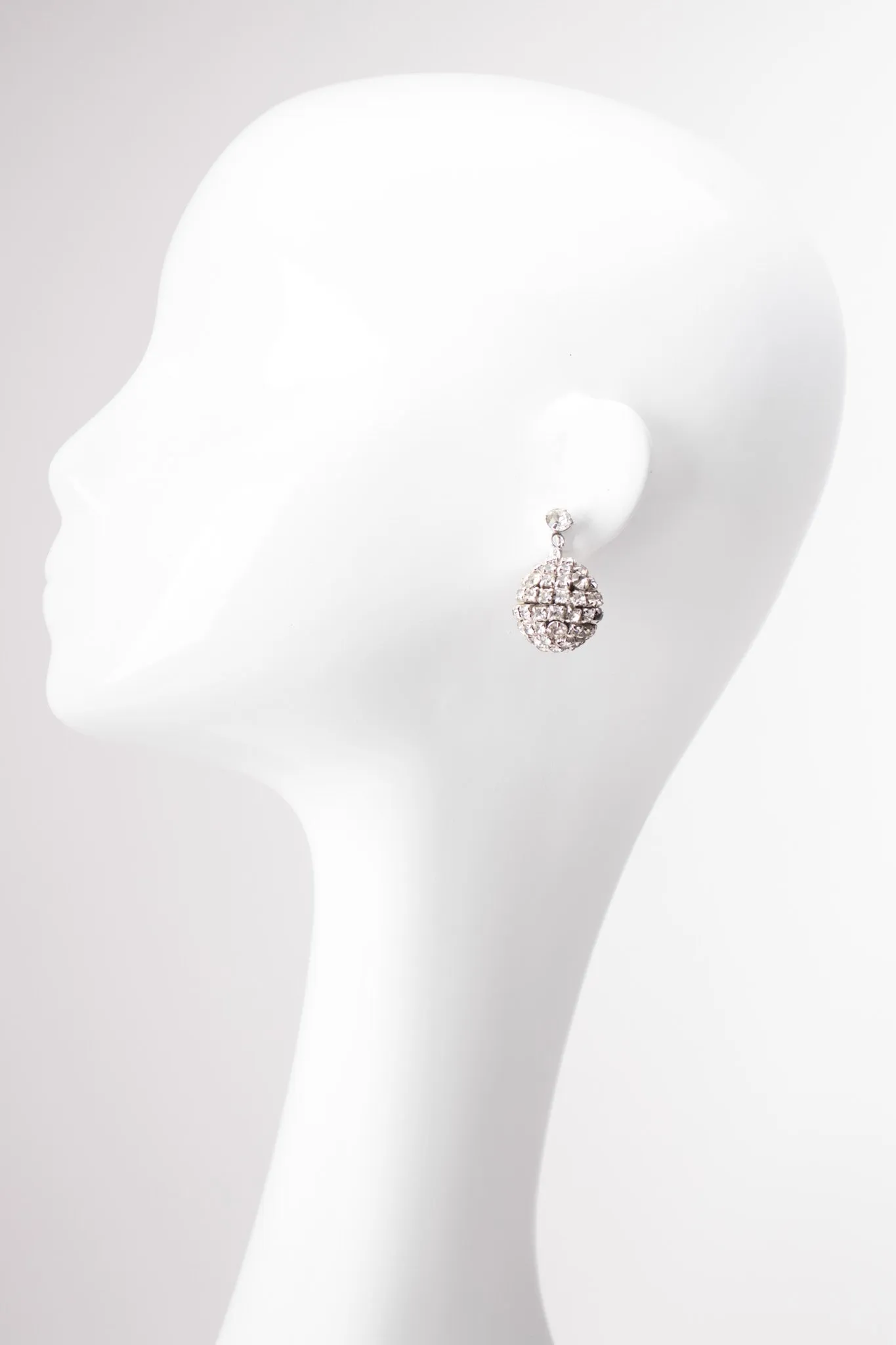 Crystal Disco Ball Earrings & Bracelet Set