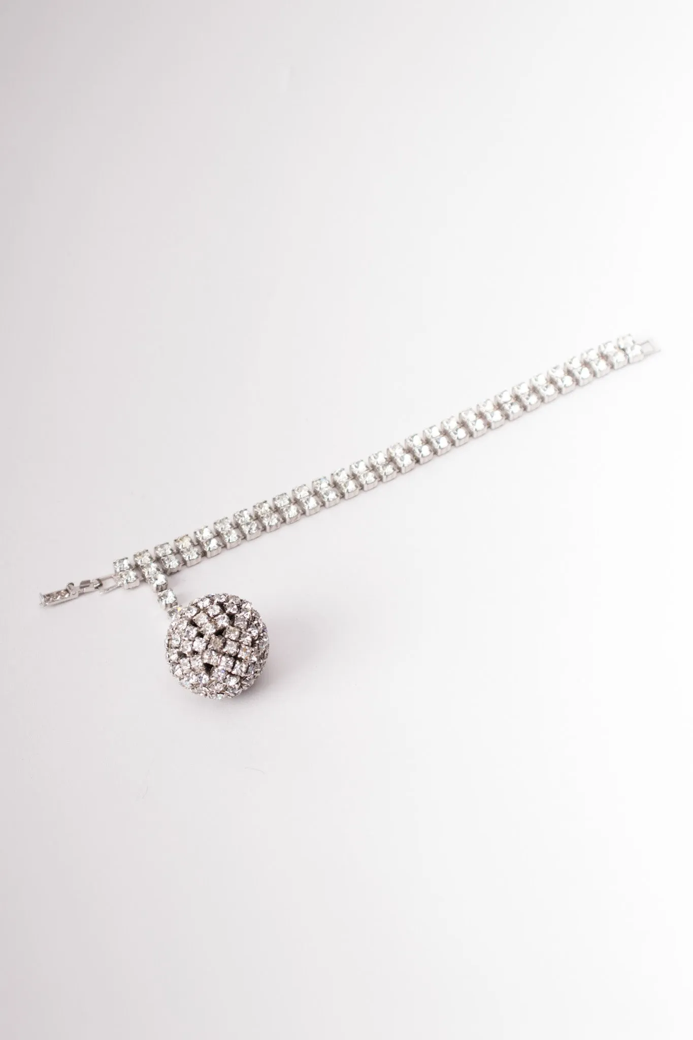 Crystal Disco Ball Earrings & Bracelet Set