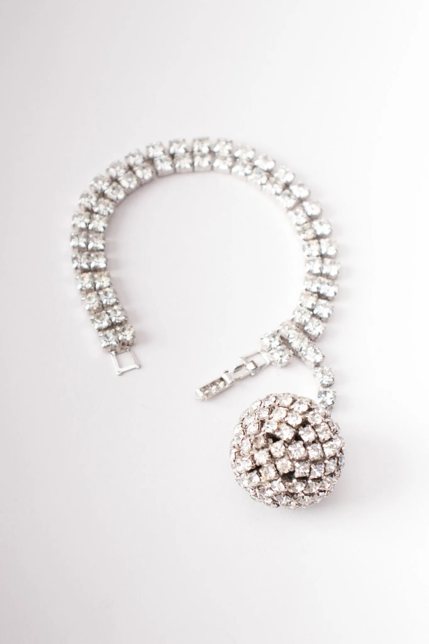 Crystal Disco Ball Earrings & Bracelet Set
