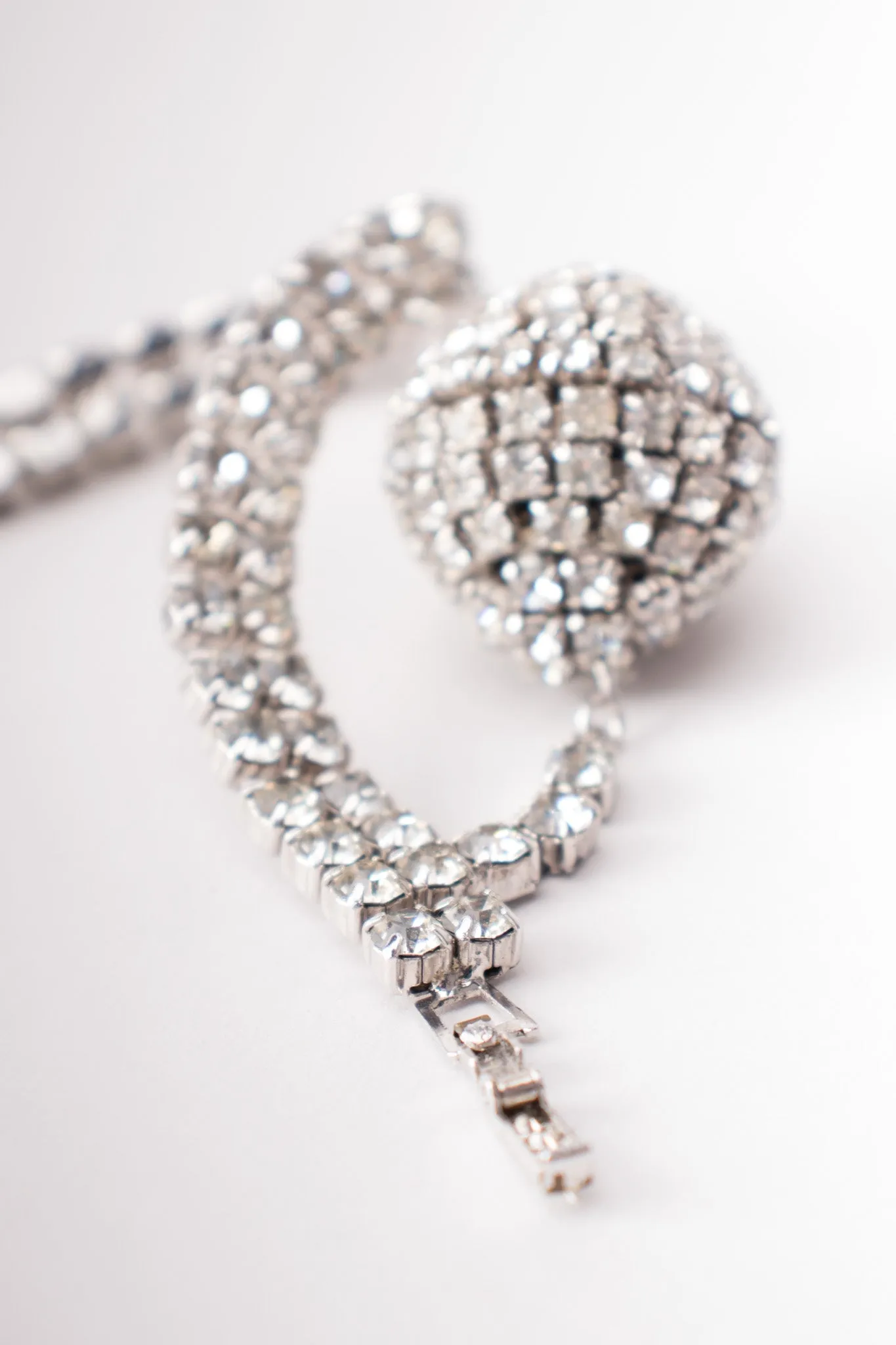 Crystal Disco Ball Earrings & Bracelet Set