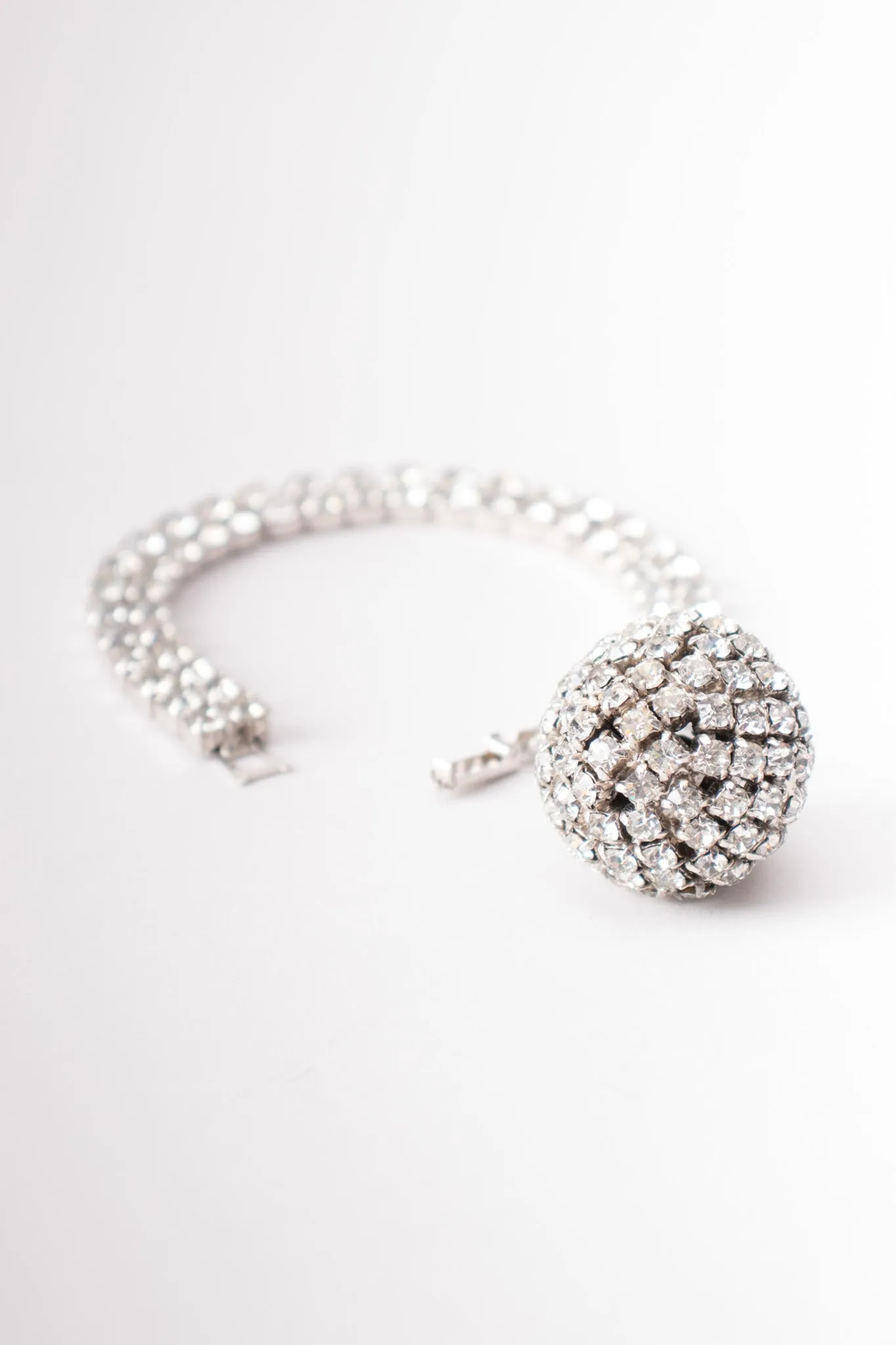 Crystal Disco Ball Earrings & Bracelet Set