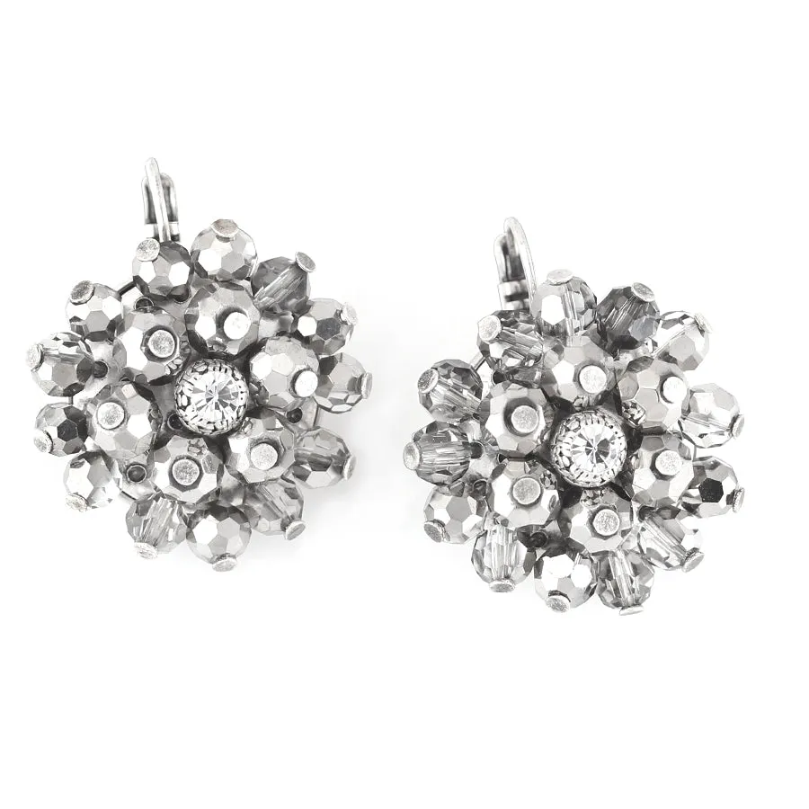 CRYSTAL  EARRINGS #278GR3101 (7B6/6B2)