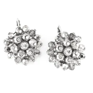 CRYSTAL  EARRINGS #278GR3101 (7B6/6B2)