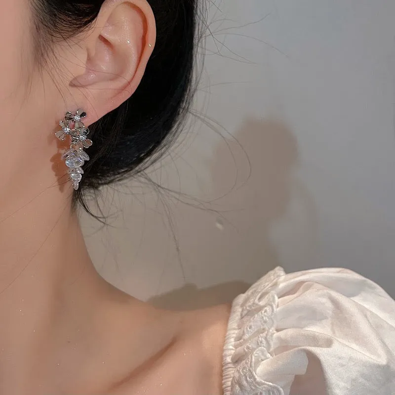Crystal Grape Earrings