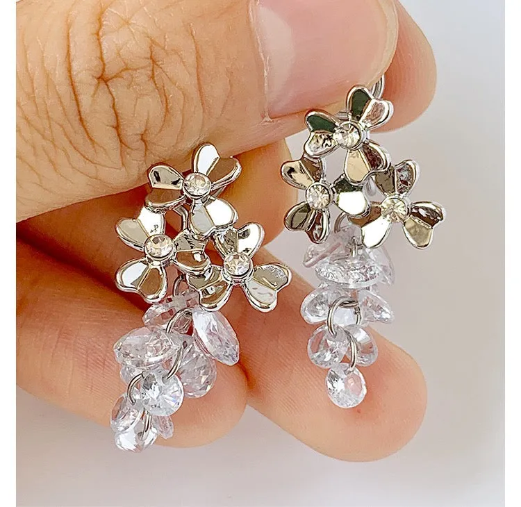 Crystal Grape Earrings
