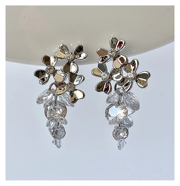 Crystal Grape Earrings
