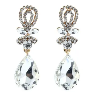 Crystal Rhinestone Dangle Earrings