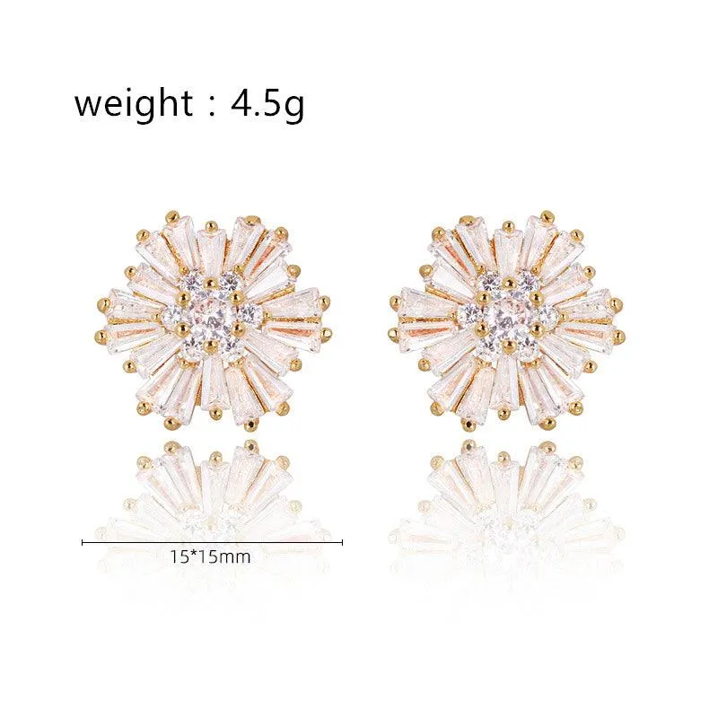 Crystal Stud Earrings