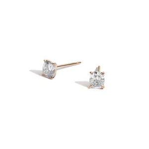 Cushion-Cut Diamond Earrings