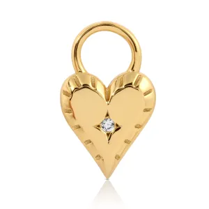 CZ Heart Charm