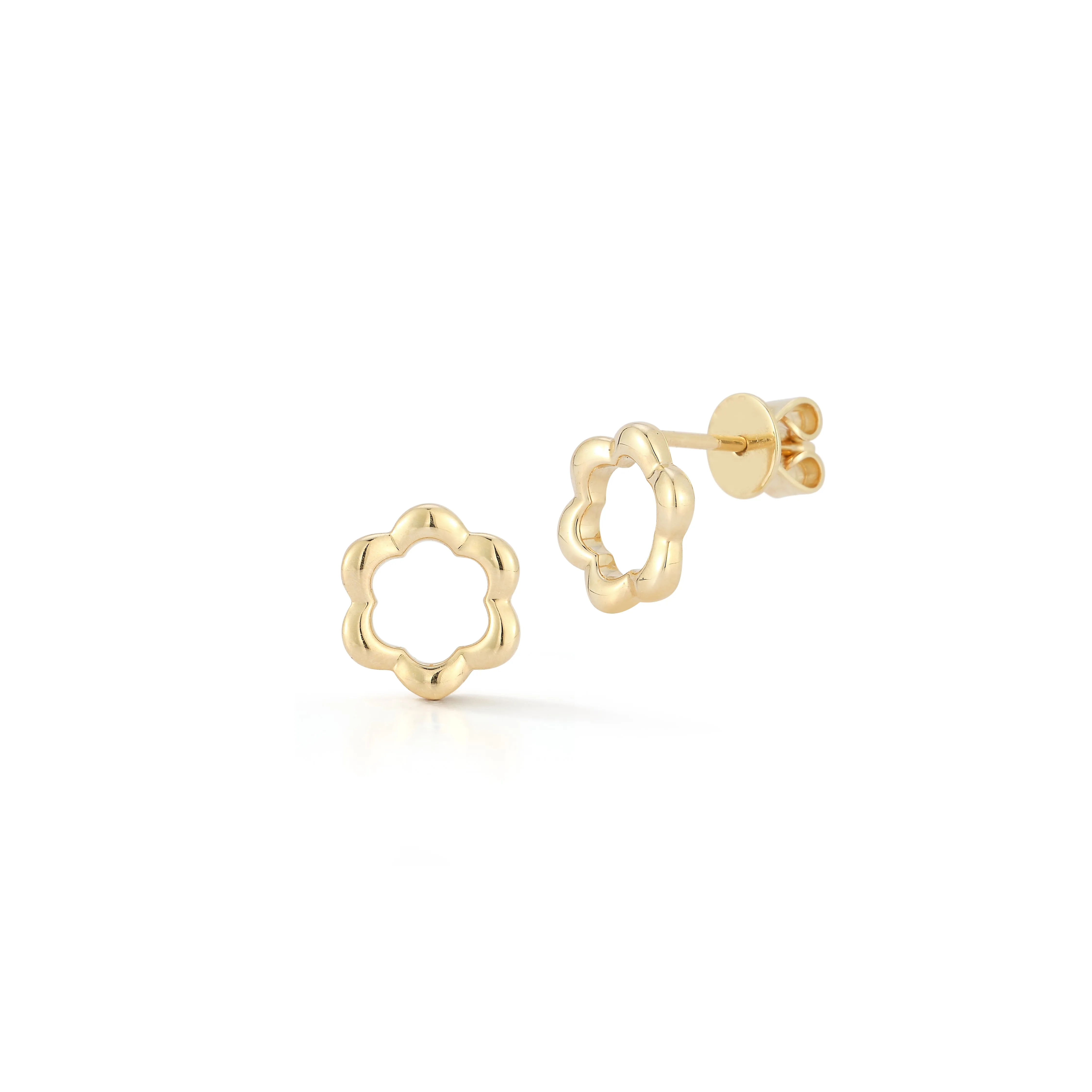 Dana Rebecca Designs Rima Naya Stud Earrings - Yellow Gold
