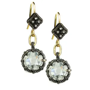 Dauphin Oxidized Drop Earrings