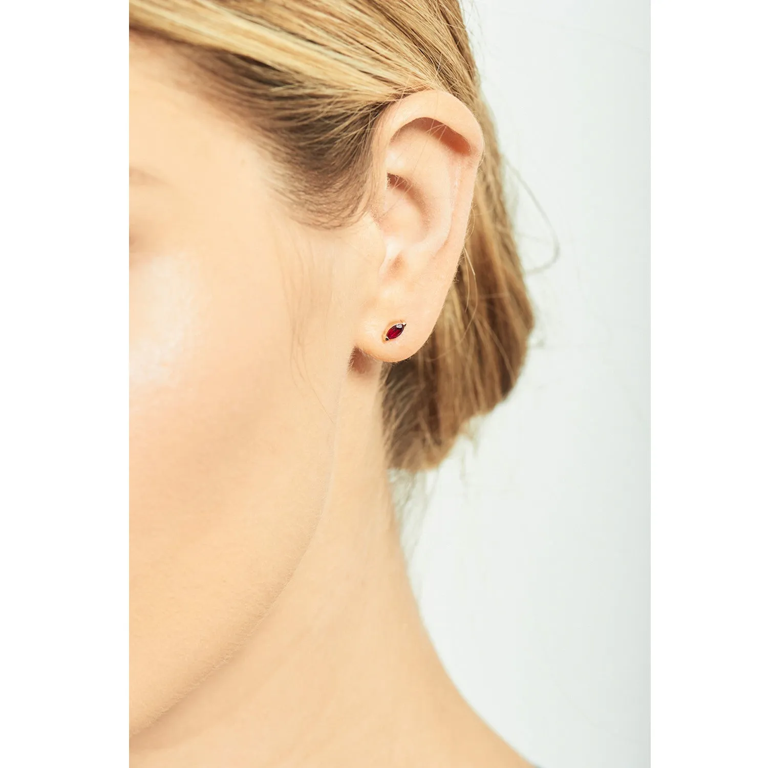 Defne Mismatch Earrings | Ruby