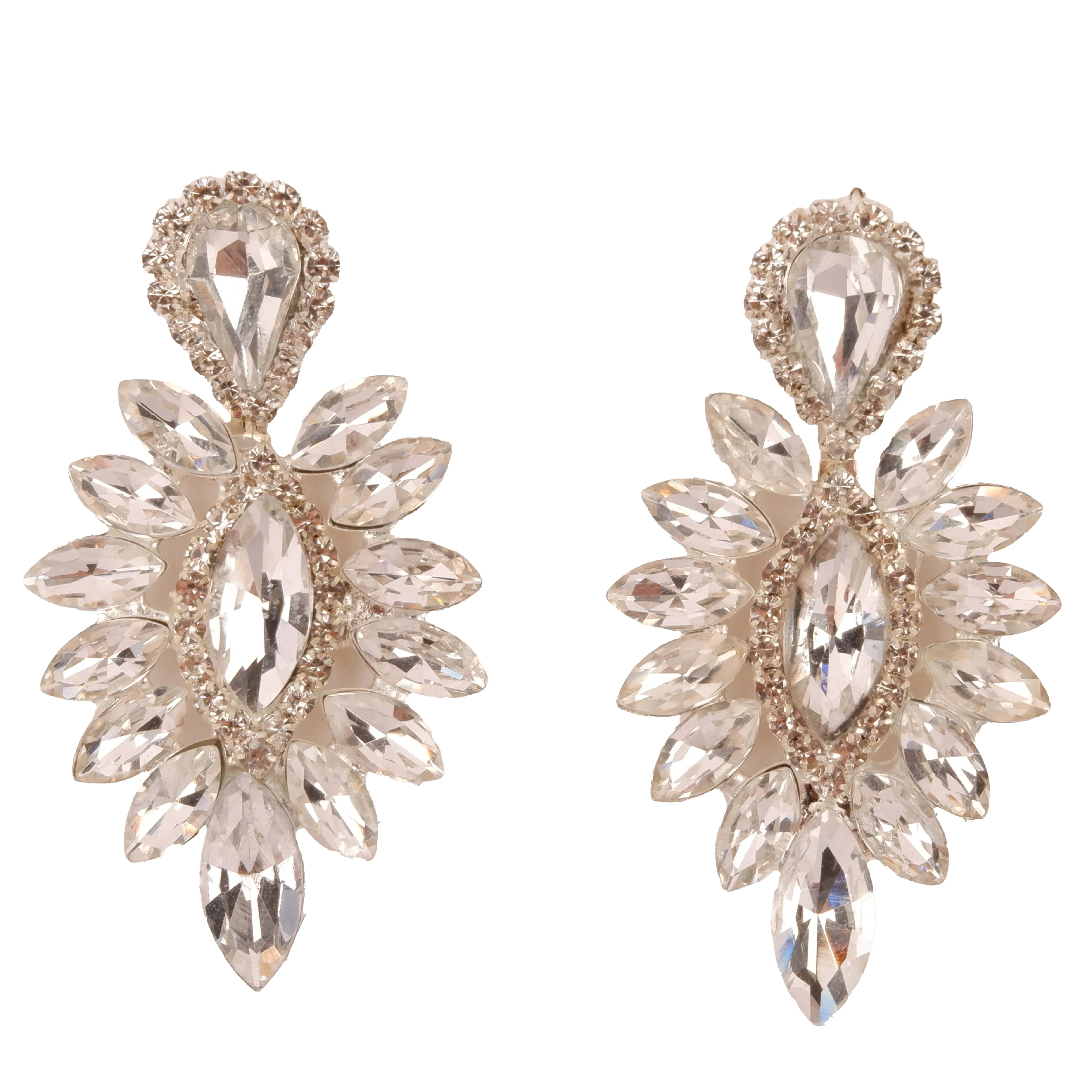 Delicate Crystal Stone Earrings