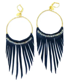Devil Navy Earrings