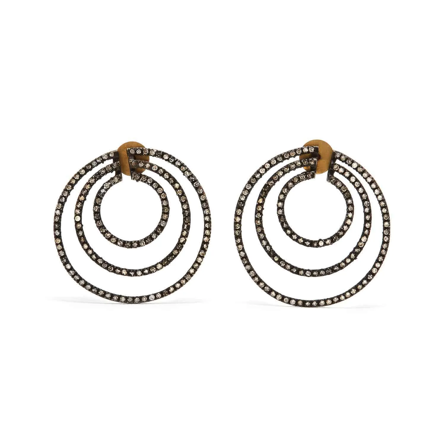 Diamond Catherine Wheel Earrings