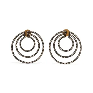 Diamond Catherine Wheel Earrings