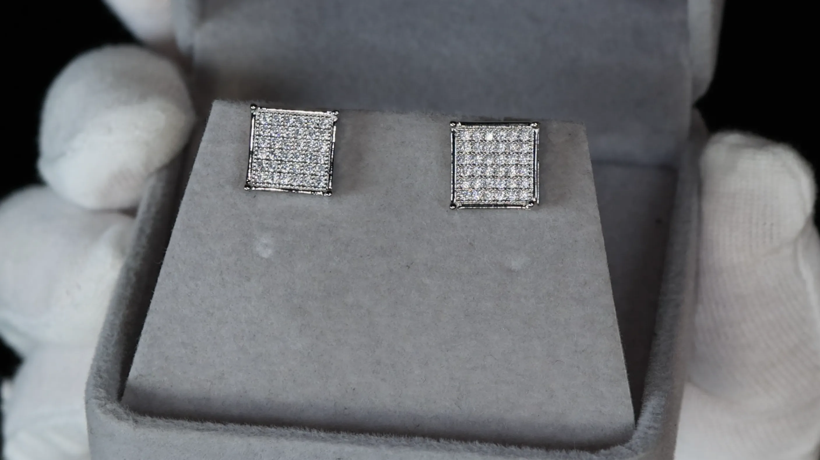 Diamond Ear Studs | Womens Stud Earrings | Mens Diamond Ear Studs