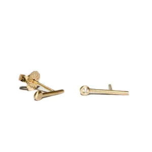 Diamond Exclamation Studs
