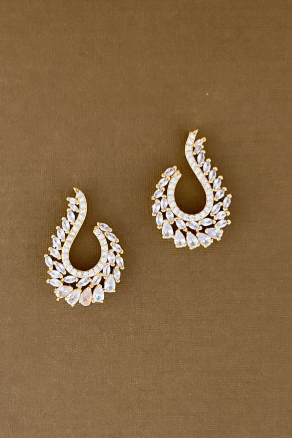 DIAMOND LUX Earrings with Simulated Diamonds