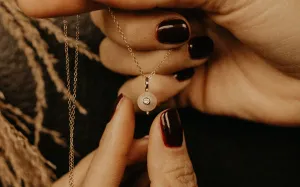 Diamond Pearl Charm