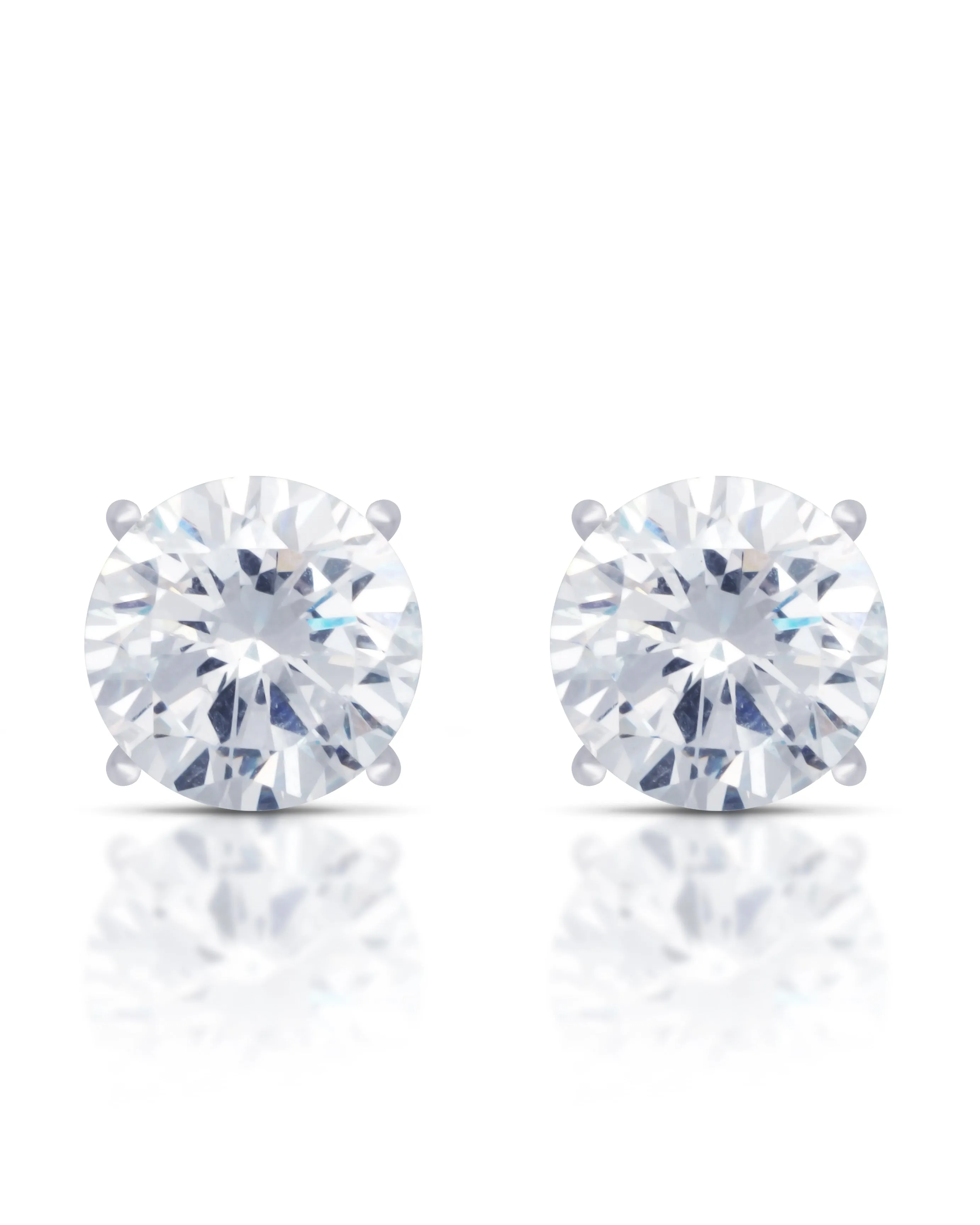 Diamond Stud Earrings - 4 Prong