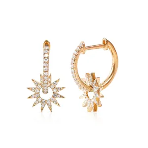 DIAMOND SUNBURST CHARM HUGGIES