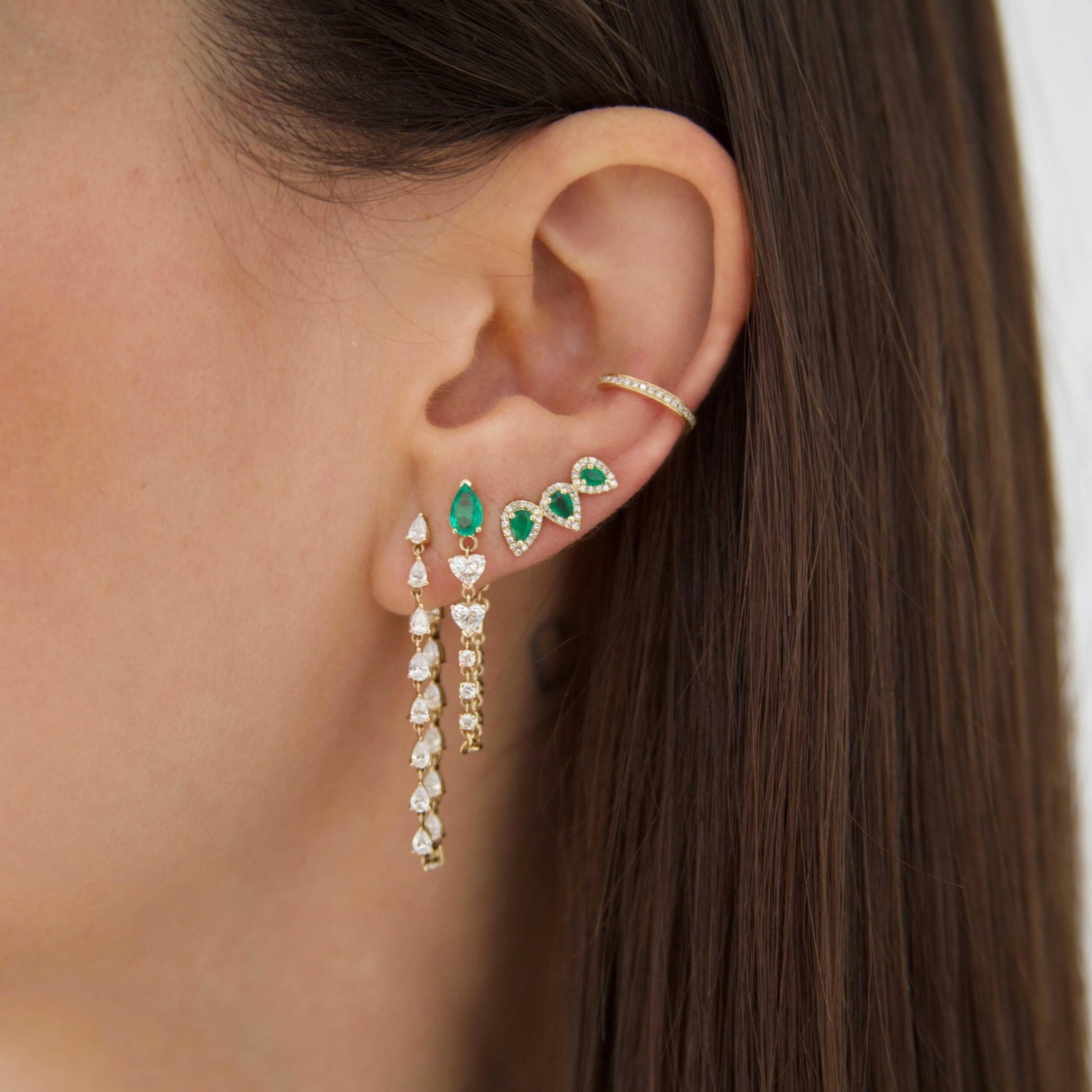 Diamond Teardrop Earrings