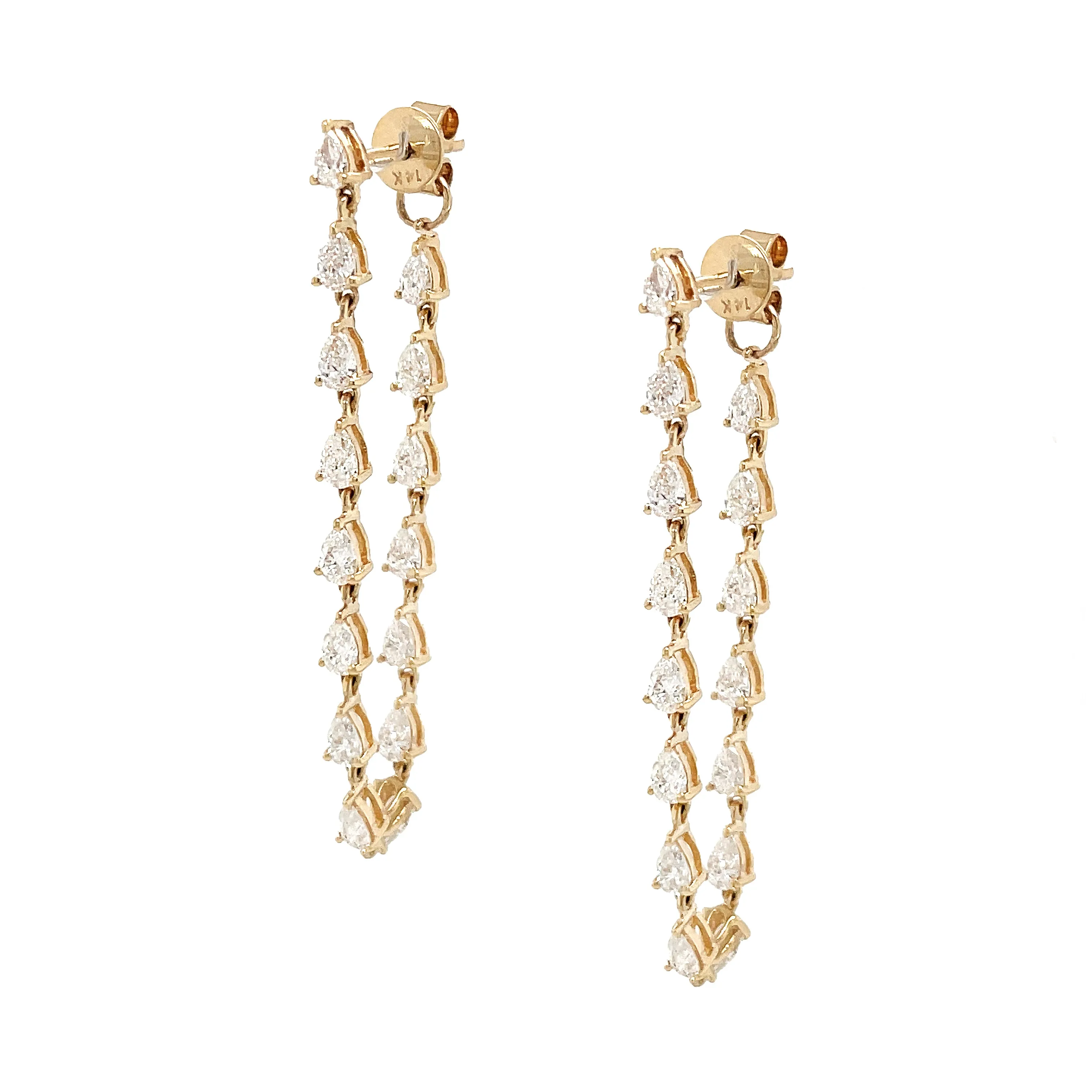 Diamond Teardrop Earrings