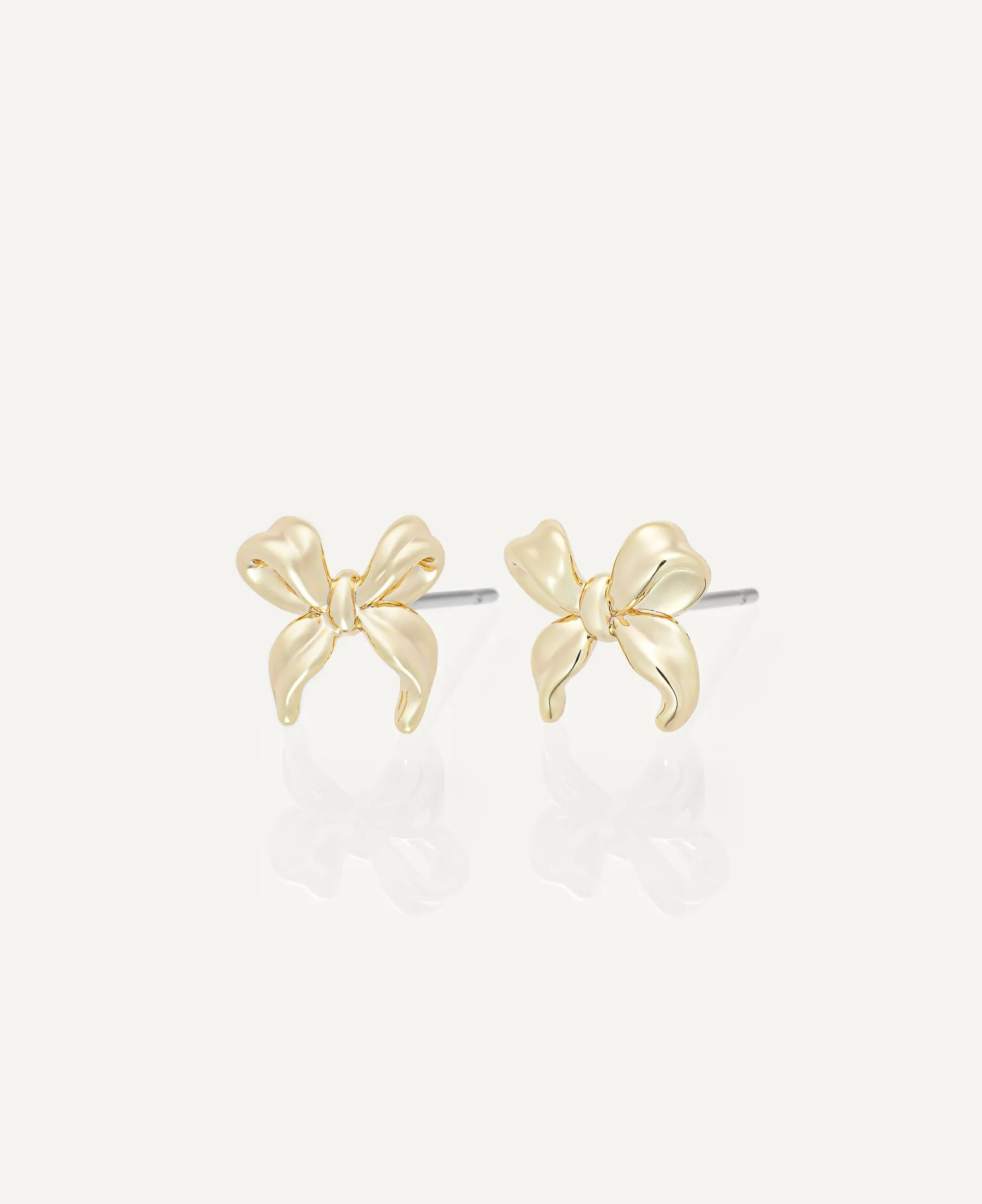 Diana Gold Ribbon Earrings