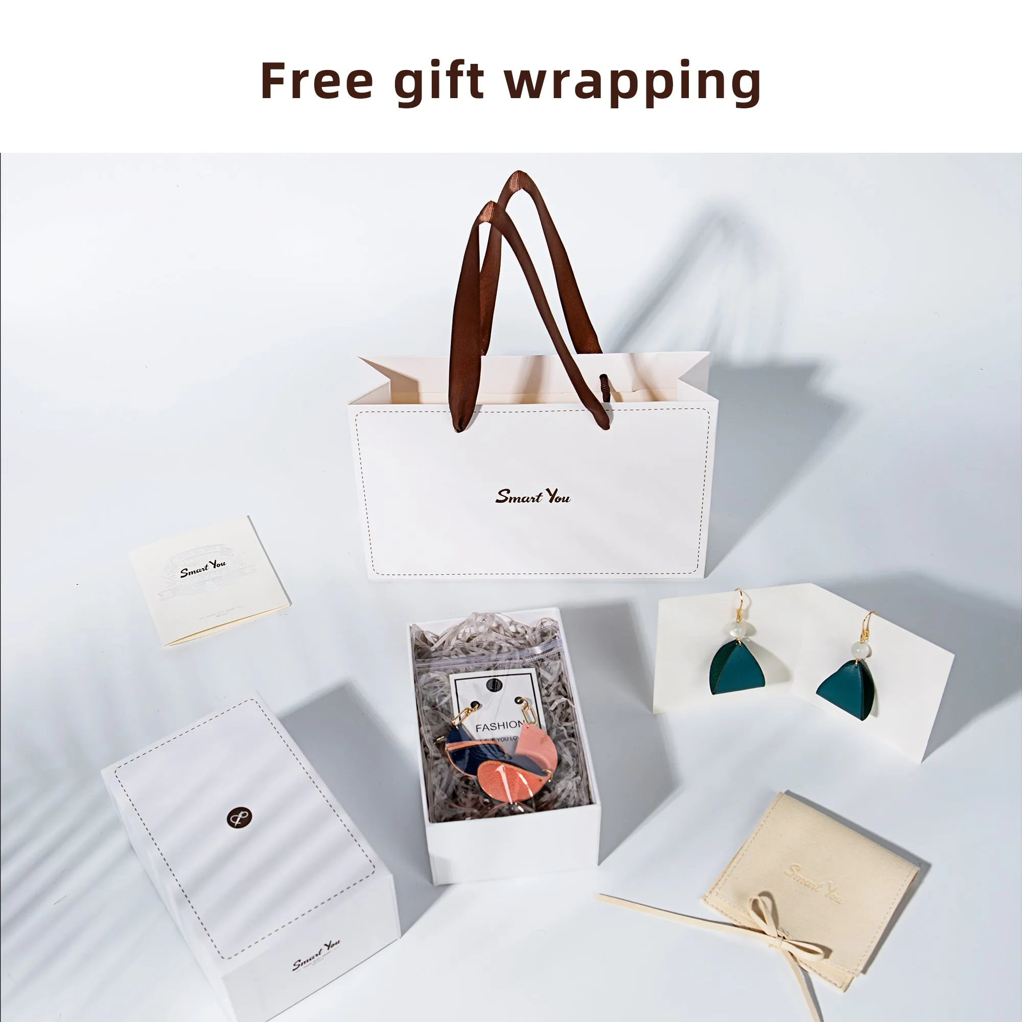 DIY Leather Kits - Geometric Rhombus Style Earring