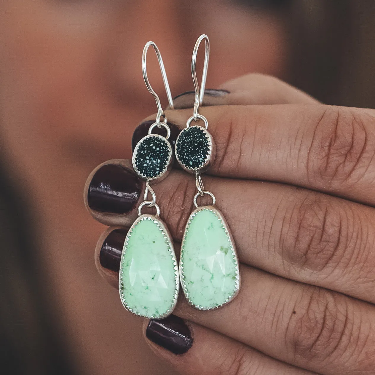 Double Cascade Earrings