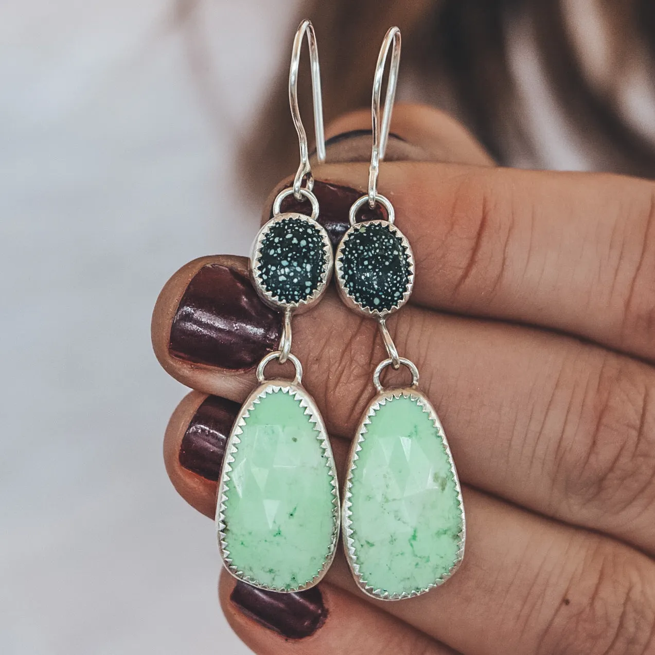 Double Cascade Earrings