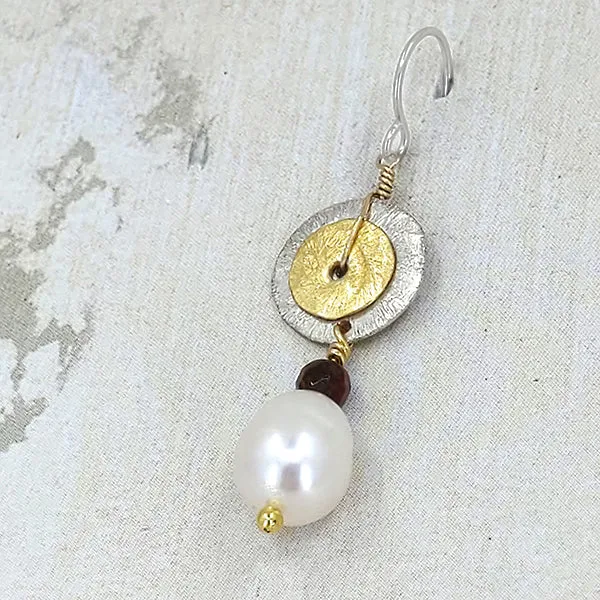 Double Happy Pearl Earrings