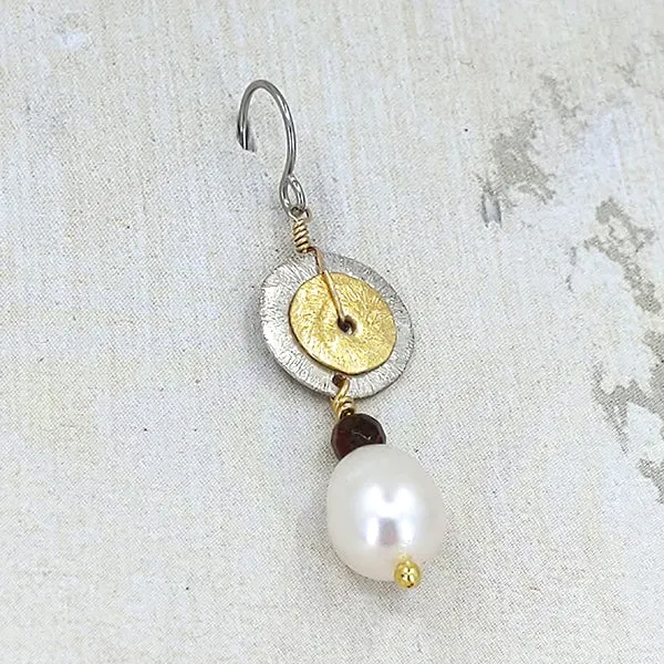Double Happy Pearl Earrings