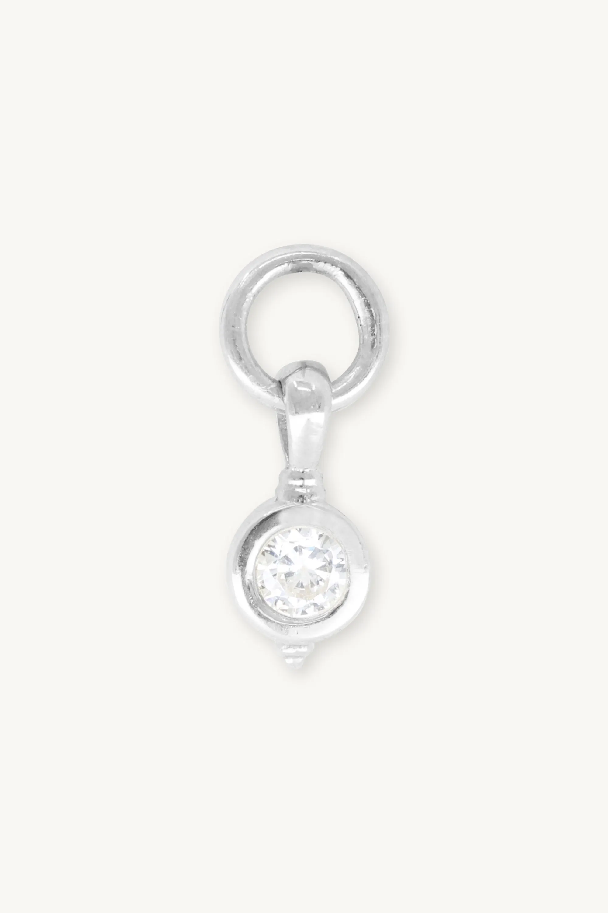 Drop Silver Charm