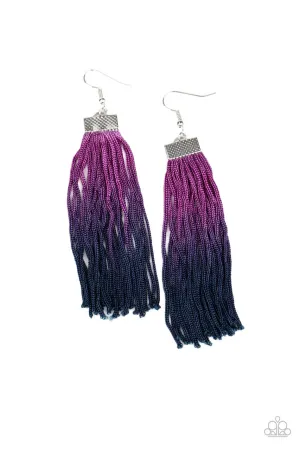 Dual Immersion Purple Paparazzi Earrings