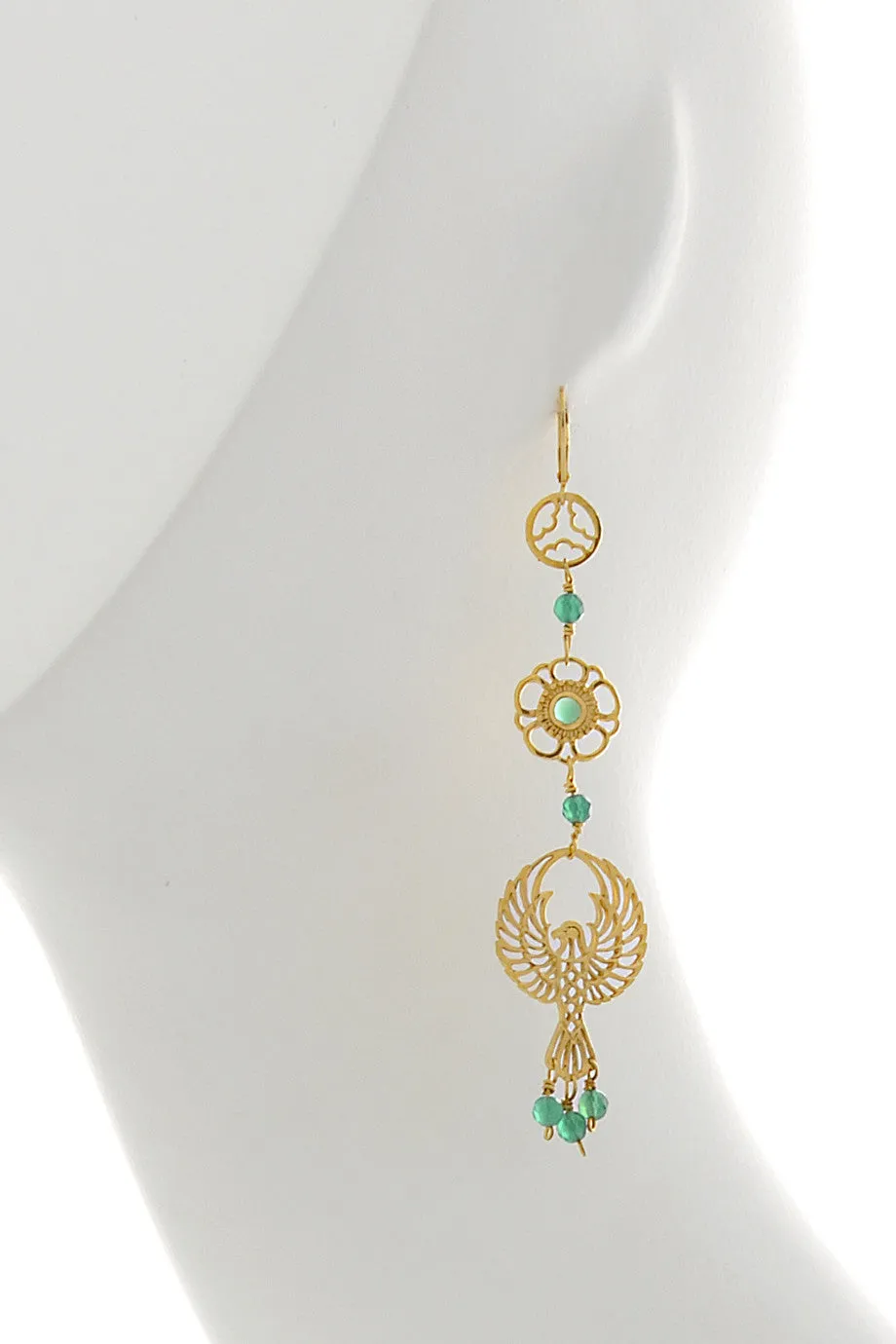 EAGLE Gold Earrings