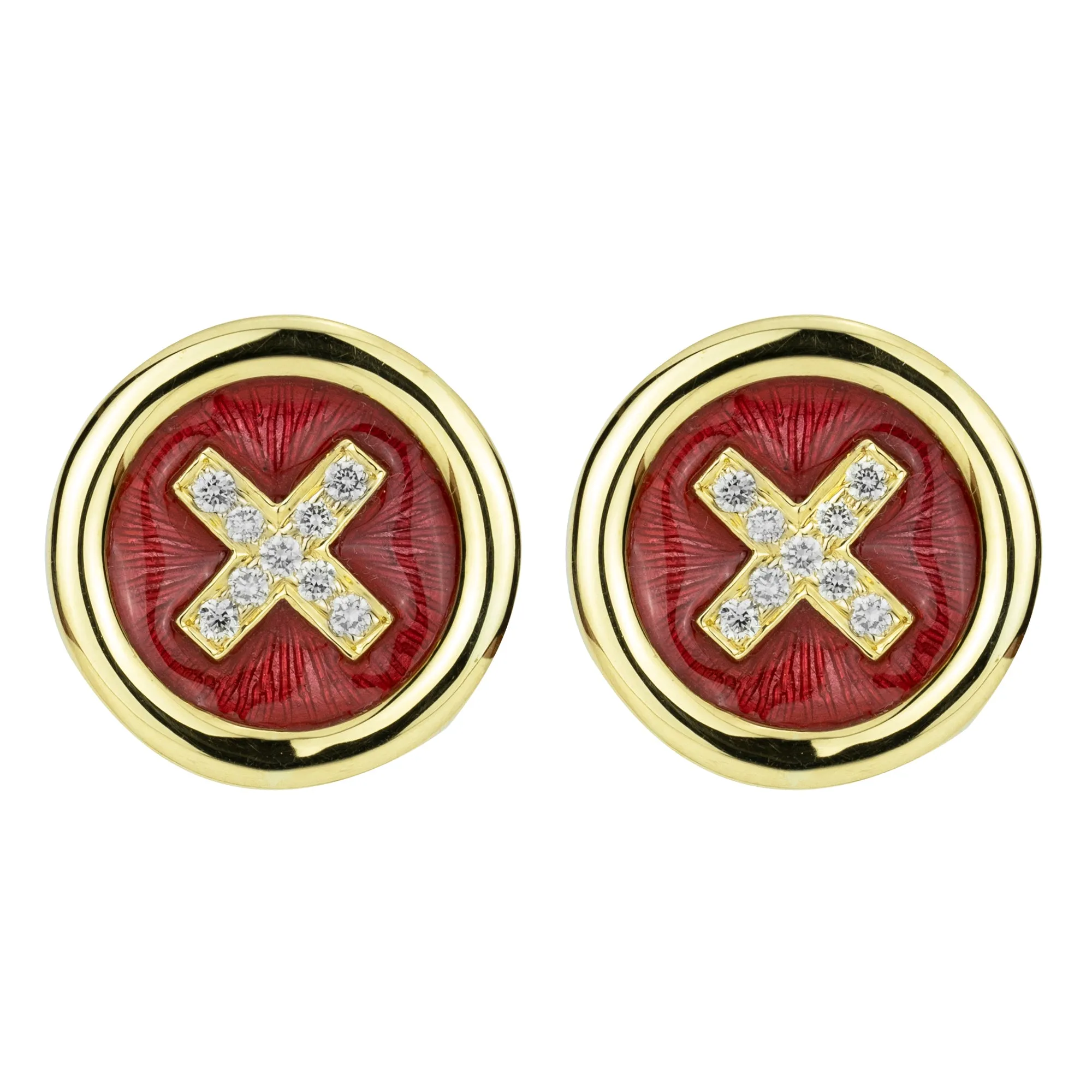 Earrings - Diamond (enamel)