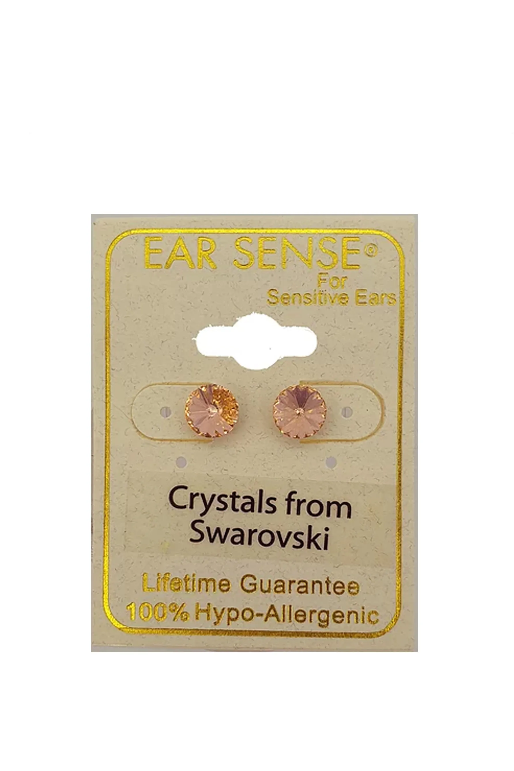 EarSense ES-C23 Light Peach Rivoli Studs