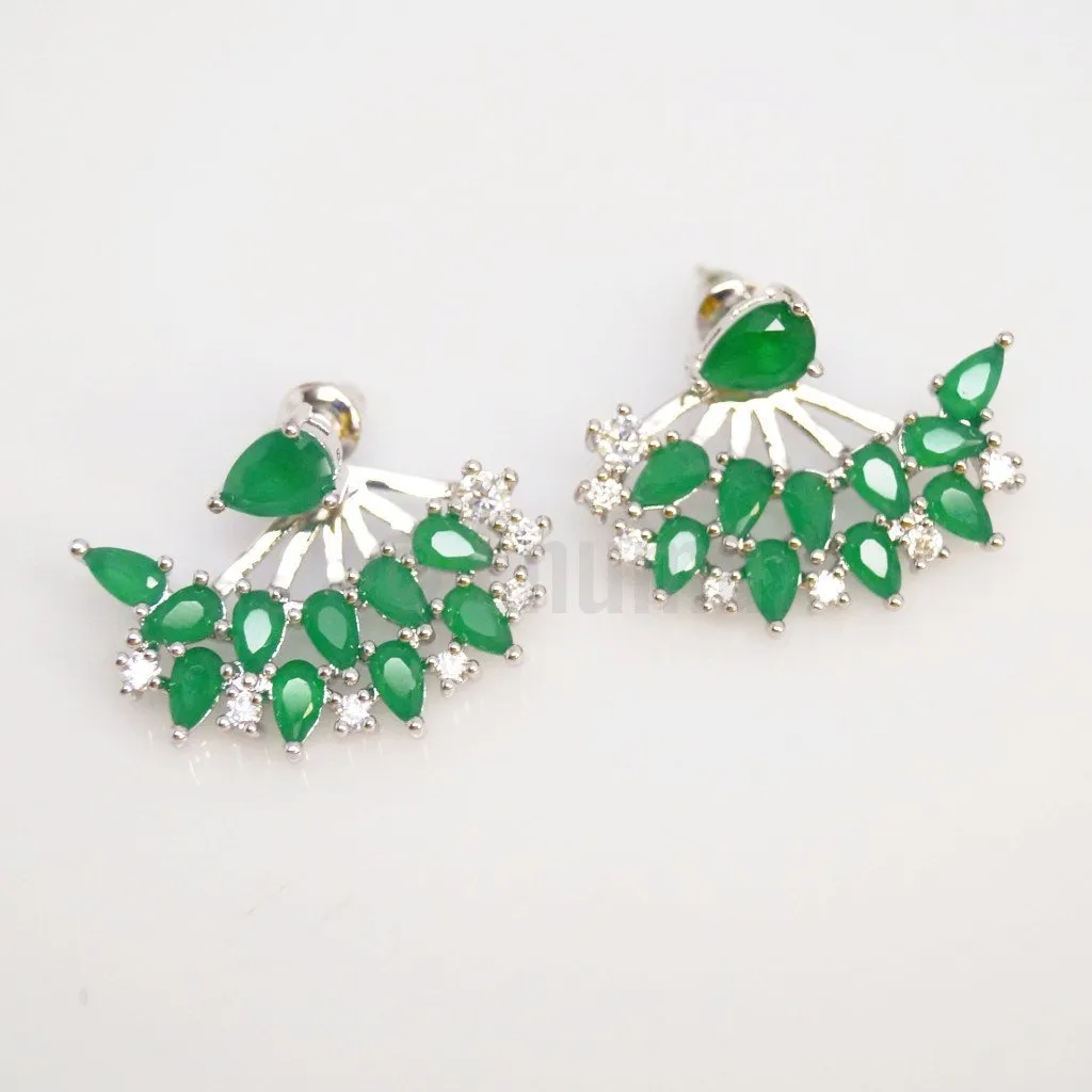 Emerald Studs / Earrings