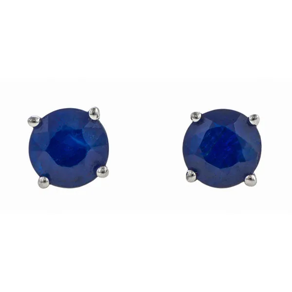 Estate Sapphire Stud Earrings