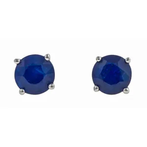 Estate Sapphire Stud Earrings
