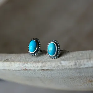 Fala Turquoise Stud Earrings
