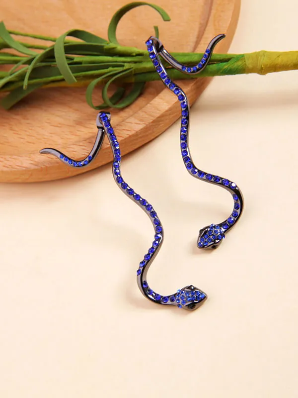 Fashion Snake-shaped Long Earrings